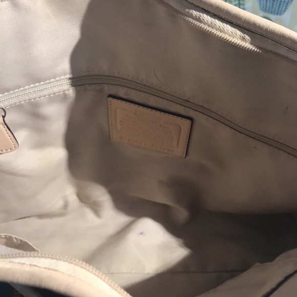 VINTAGE COACH PEYTON TATTERSAL Pre-Loved TOTE Bag/Purse - Picture 5 of 12